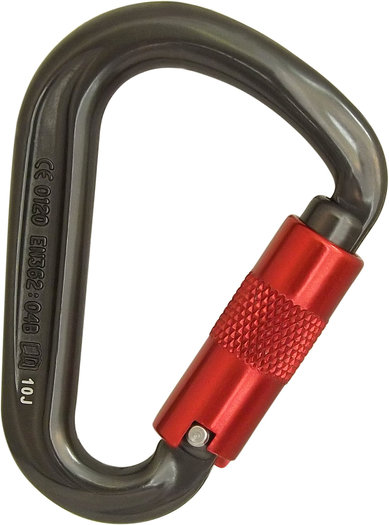 Hanfseil 16mm X 30m - Mit Schlaufe, Wirbel & Karabiner Für Handaufzug